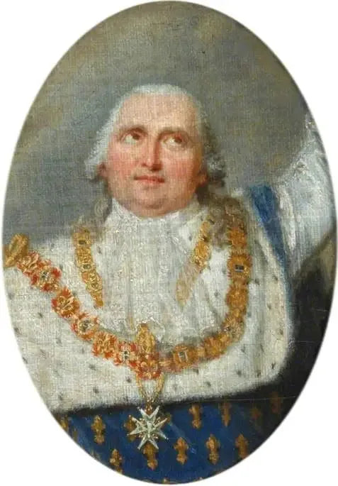 Louis XVIII (1755-1824), Empfang der Krone von Heinrich IV - François Gérard
