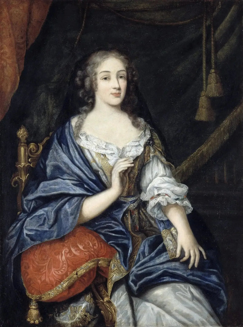 Louise-Françoise de la Baume Le Blanc, Mademoiselle de la Vallière, Herzogin von Vaujours (1644-1710) - Jean Nocret
