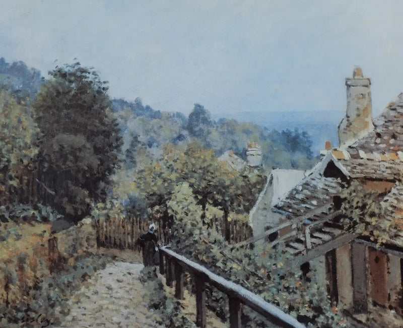 Louveciennes. Pfad der Mi-côte - Alfred Sisley