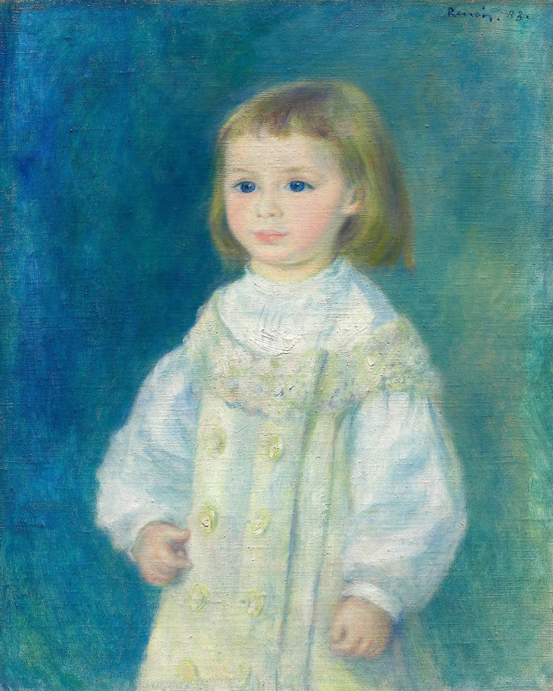 Lucie Berard (Das Kind in Weiß) - Pierre-Auguste Renoir