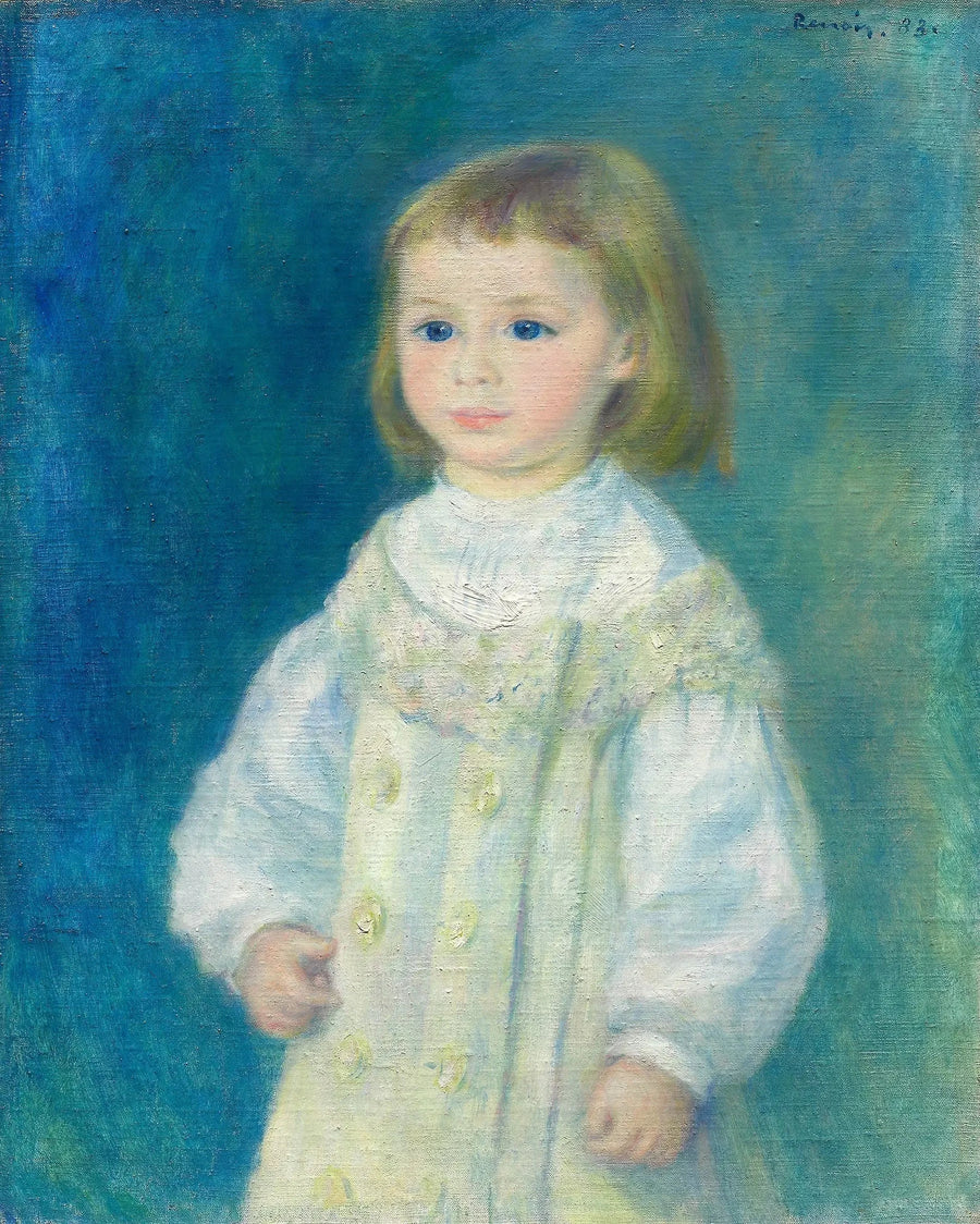 Lucie Berard (Das Kind in Weiß) - Pierre-Auguste Renoir