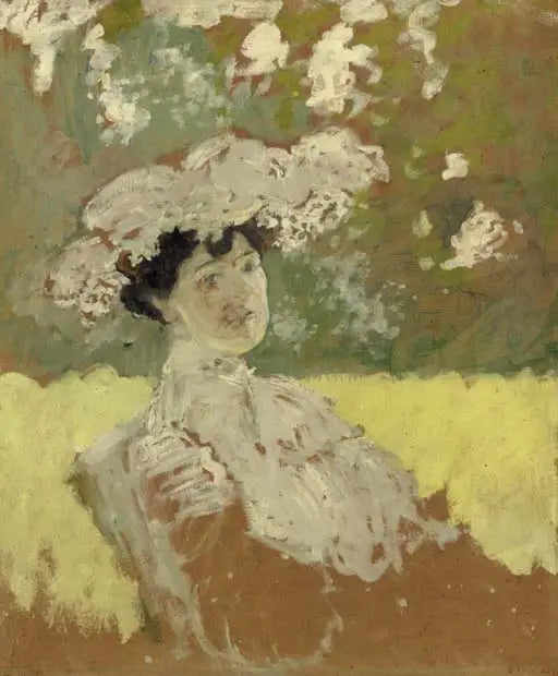 Lucie Hessel in Strohhut - Édouard Vuillard