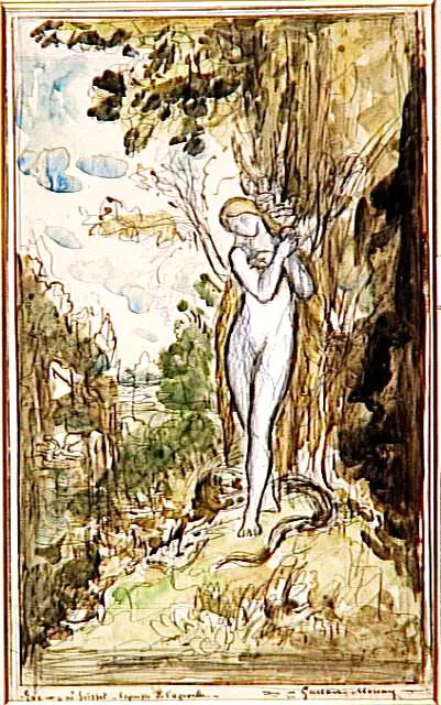 Lucrez und Tarquinius - Gustave Moreau