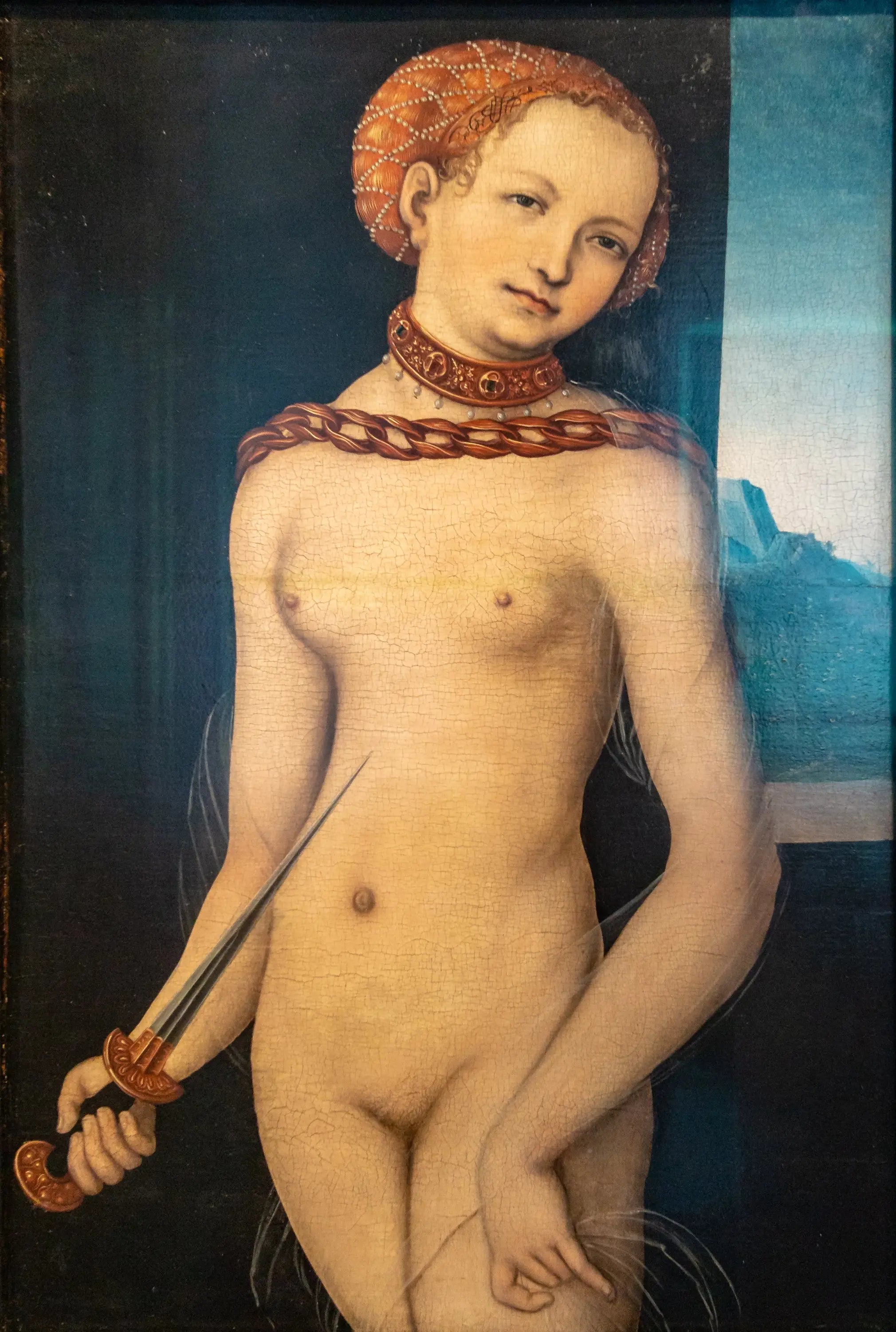 Lucrèce - Lucas Cranach the Elder image 1 reproduction artisanale de tableau