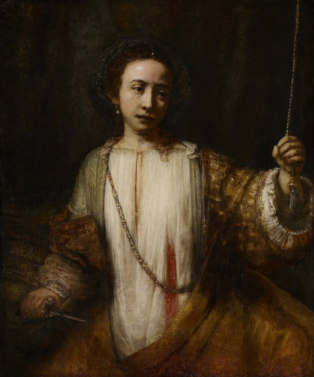 Lucrèce - Rembrandt image 1 tableau peint à l’huile sur toile