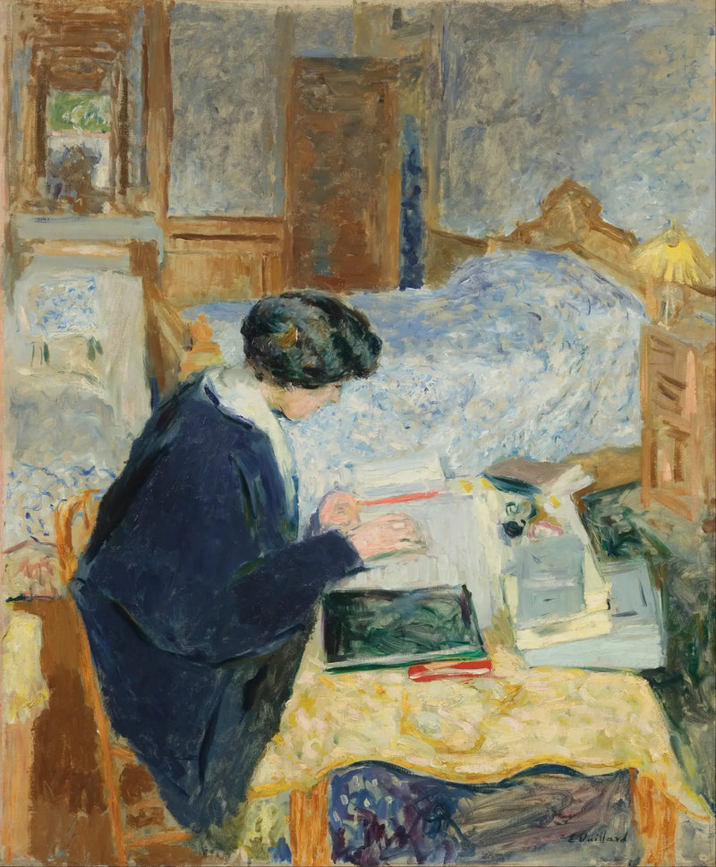 Lucy Hessel lesend - Édouard Vuillard