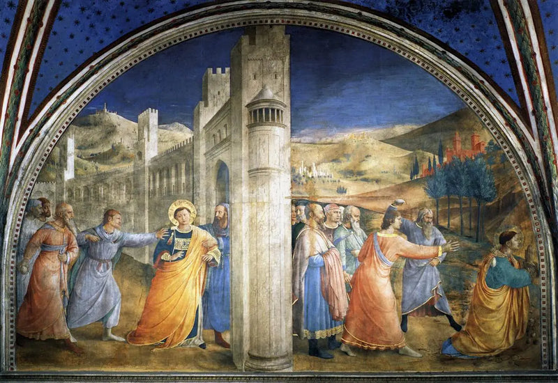 Wandbrille der Kapelle Nicoline - Fra Angelico