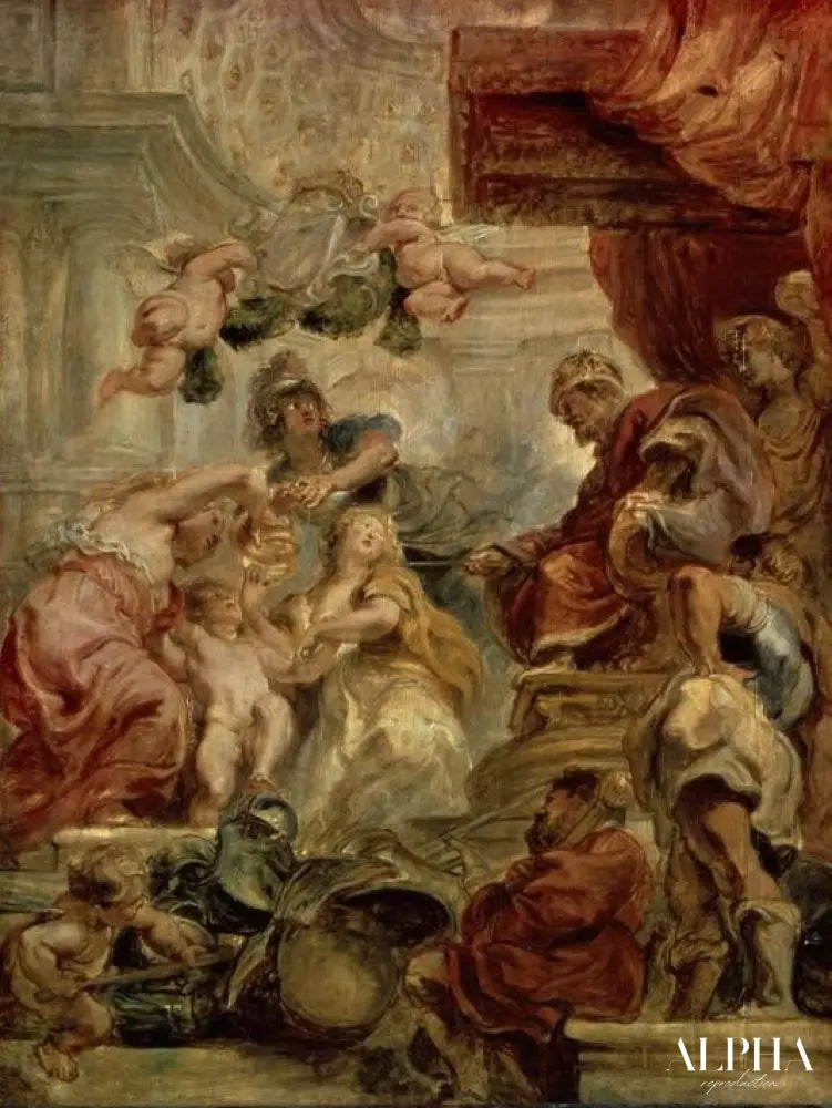 L'union de la Grande-Bretagne - Peter Paul Rubens - Reproductions de tableaux et peintures haut de gamme