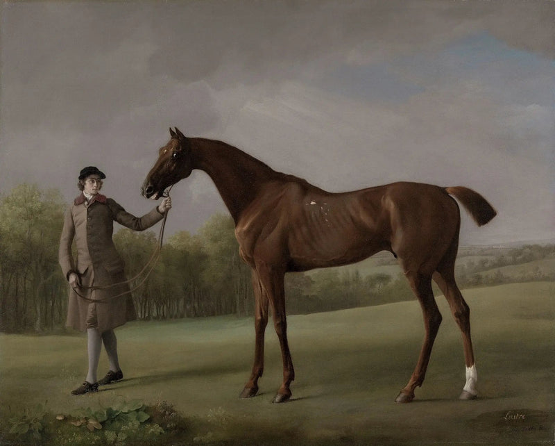 Glanz, gehalten von einem Pferdepfleger - George Stubbs