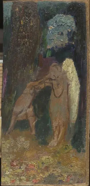 Jakobs Kampf mit dem Engel - Odilon Redon