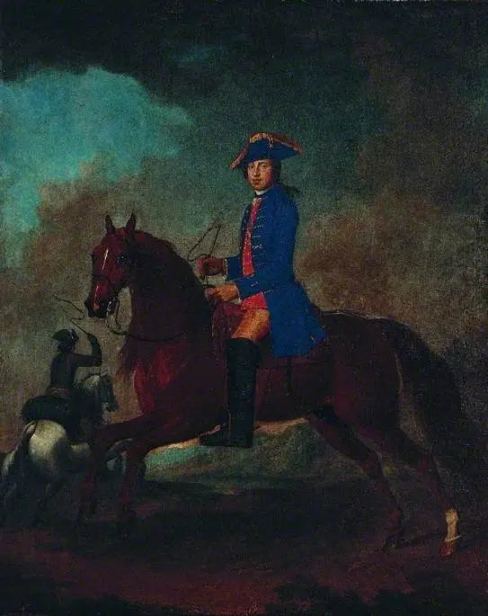 M. Dawson de Retford mit seinem Diener - George Stubbs