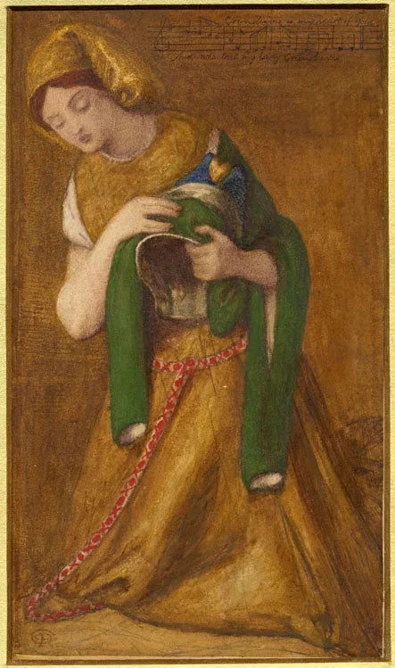 Meine Dame Greensleeves - Dante Gabriel Rossetti
