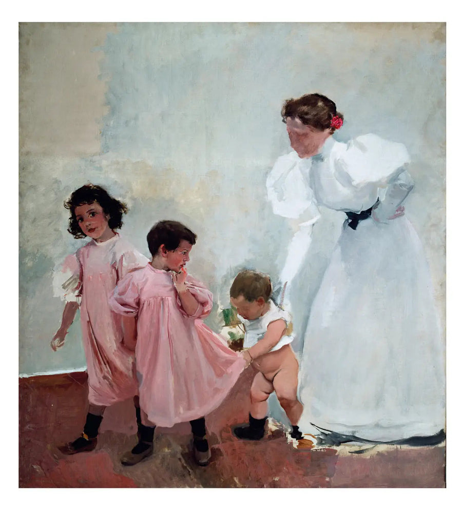 Meine Frau und meine Kinder - Joaquín Sorolla