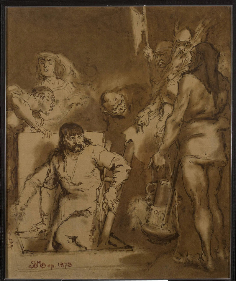Maćko Borkowic, Skizze - Jan Matejko