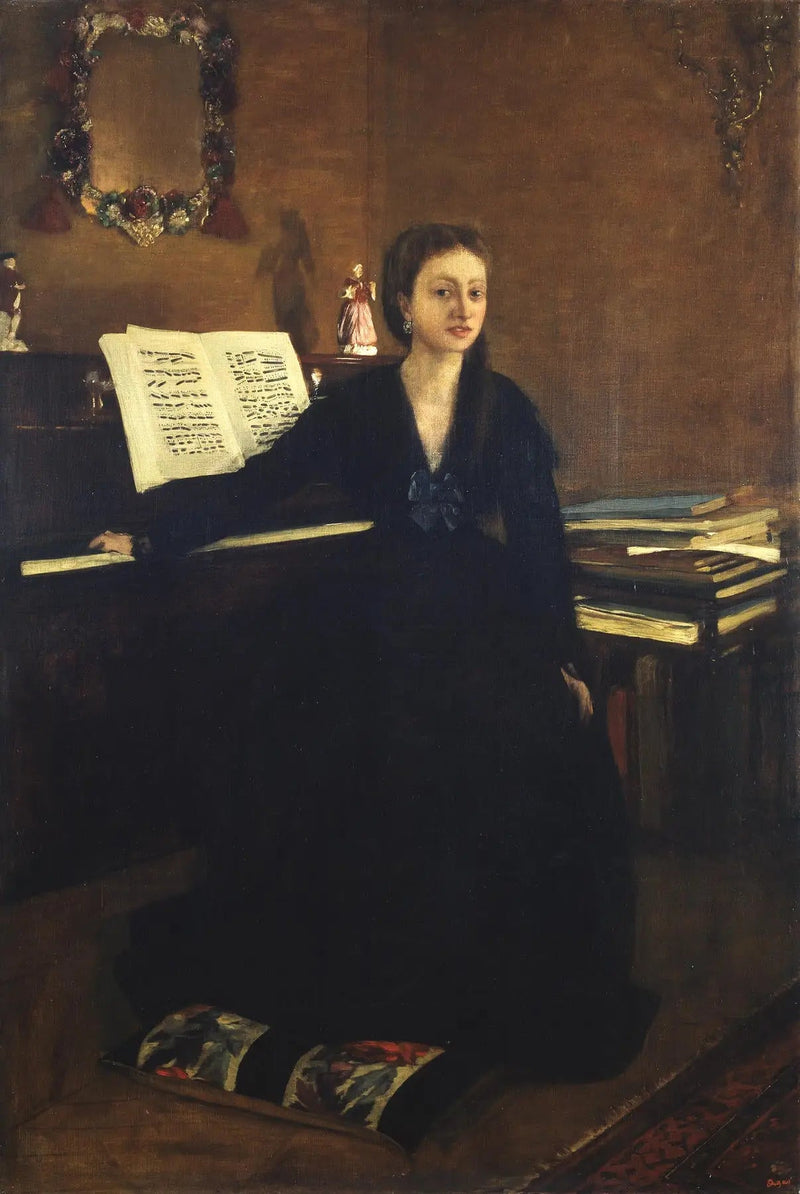 Madame Camus am Klavier - Edgar Degas