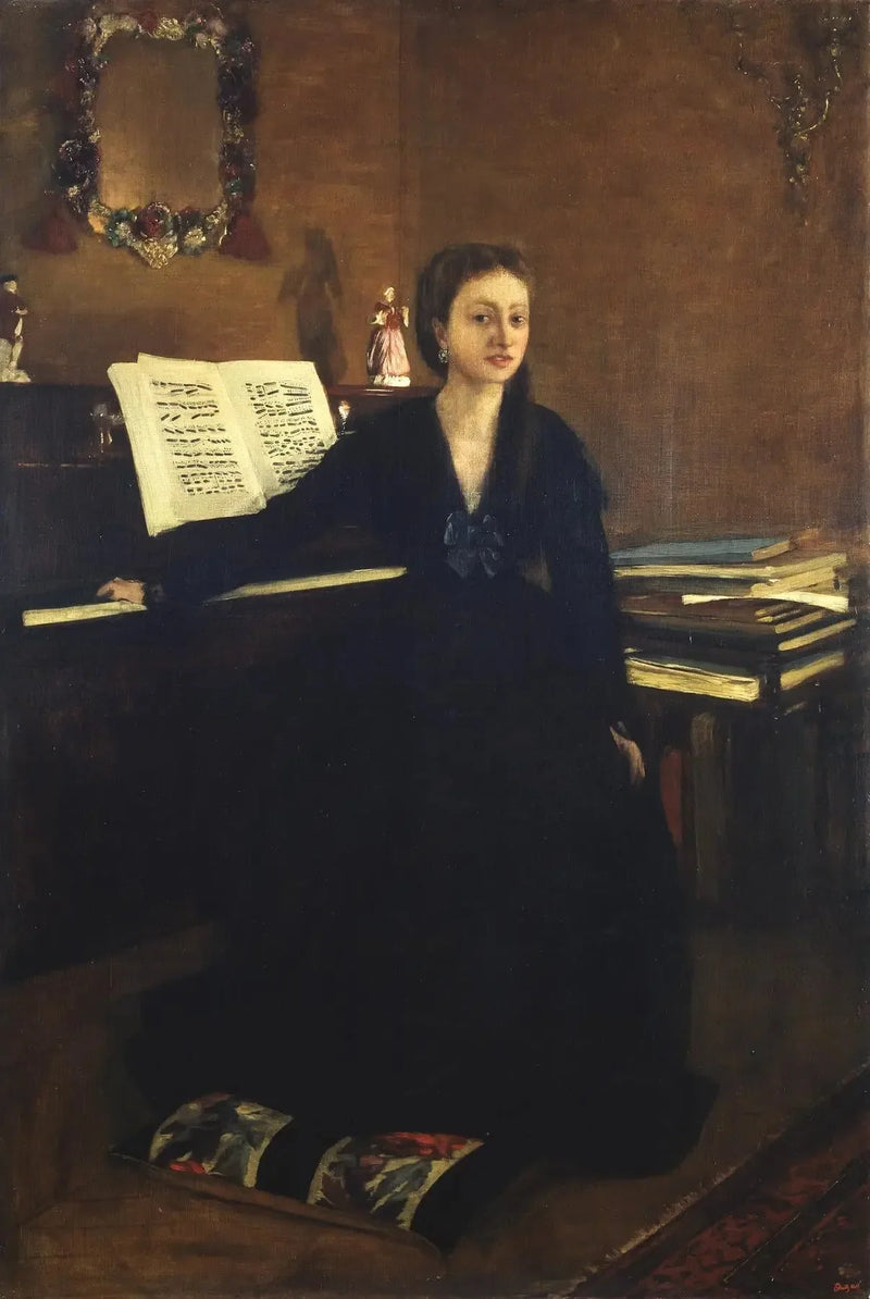 Madame Camus am Klavier - Edgar Degas