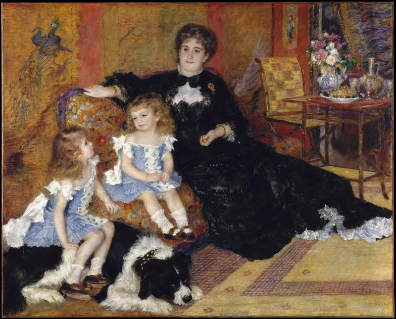 Frau Charpentier und ihre Kinder - Pierre-Auguste Renoir