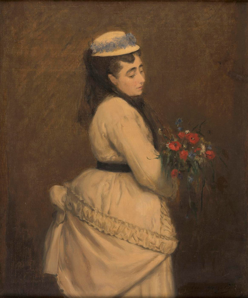 Madame E.G. (Madame Emmanuel Gonzalès, die Mutter der Künstlerin) - Eva Gonzalès