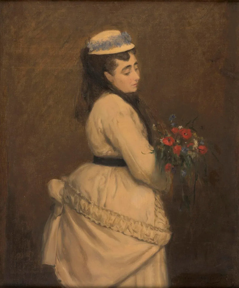 Madame E.G. (Madame Emmanuel Gonzalès, die Mutter der Künstlerin) - Eva Gonzalès