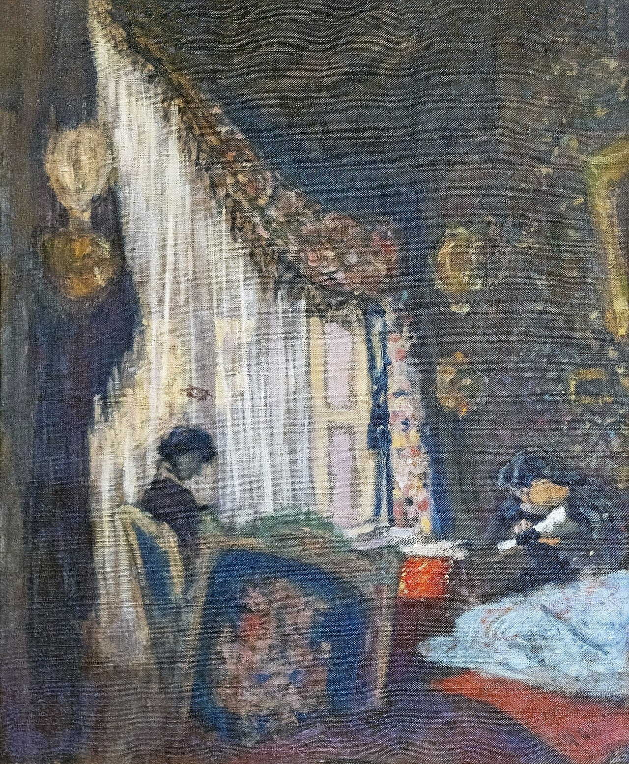Madame Hessel à sa fenêtre - Édouard Vuillard
