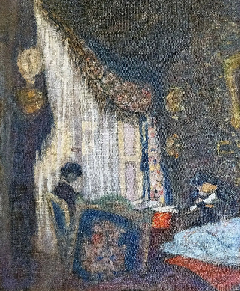 Madame Hessel à sa fenêtre - Édouard Vuillard
