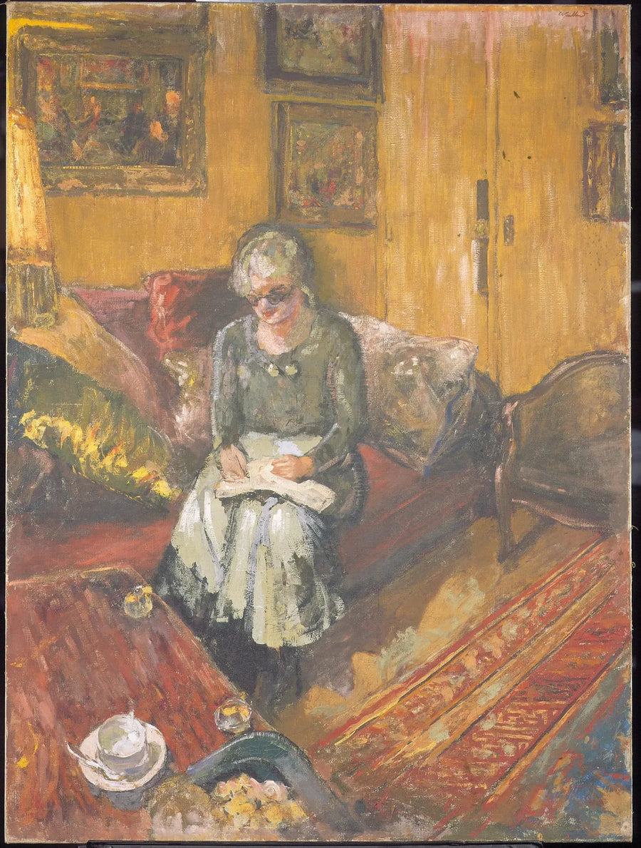 Madame Hessel im Boudoir, Rue de Naples - Édouard Vuillard