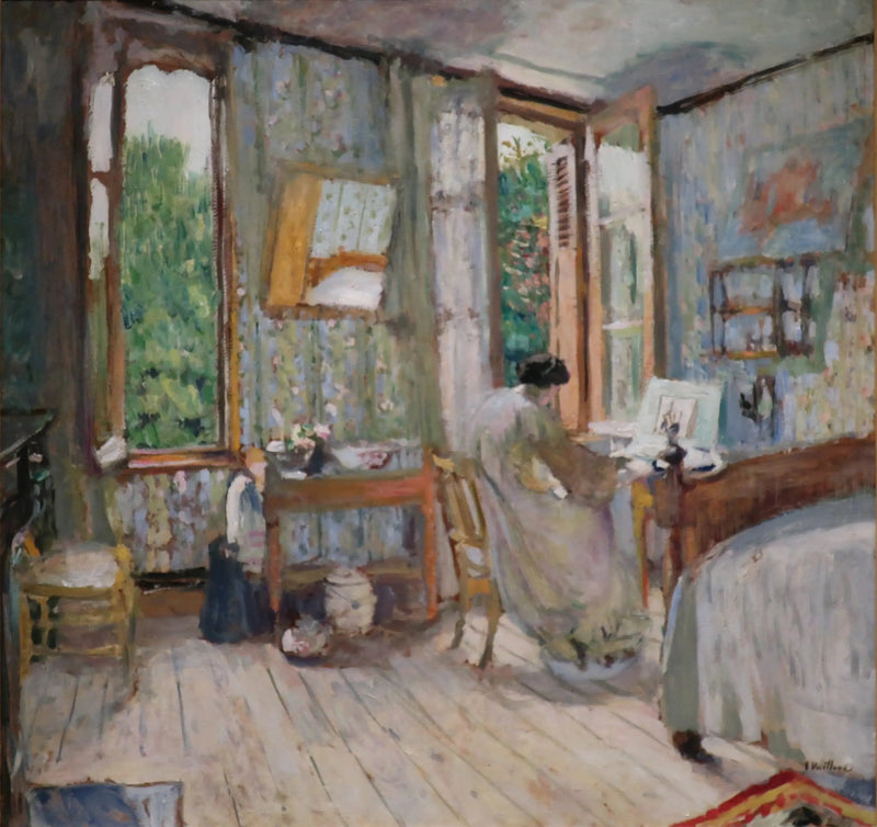 Madame Hessel in ihrem Zimmer in La Terrasse - Édouard Vuillard