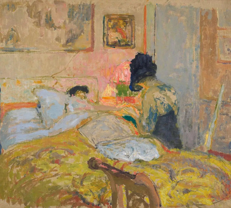 Madame Hessel und die Maniküre - Édouard Vuillard