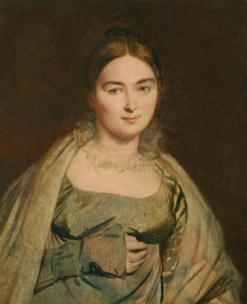 Madame Ingres, geboren Madeleine Chapelle - Jean-Auguste-Dominique Ingres