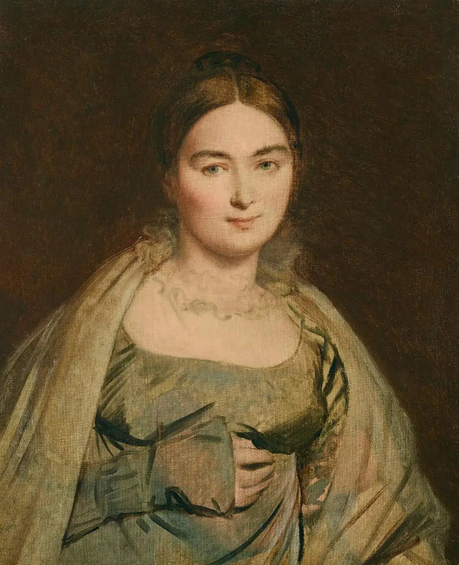Madame Ingres, geboren Madeleine Chapelle - Jean-Auguste-Dominique Ingres