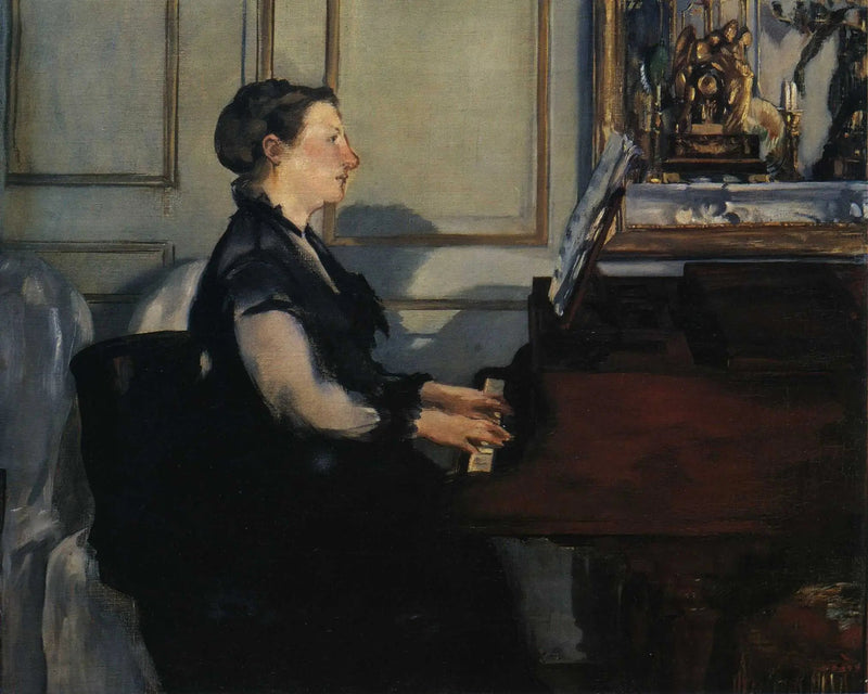 Madame Manet am Klavier - Édouard Manet