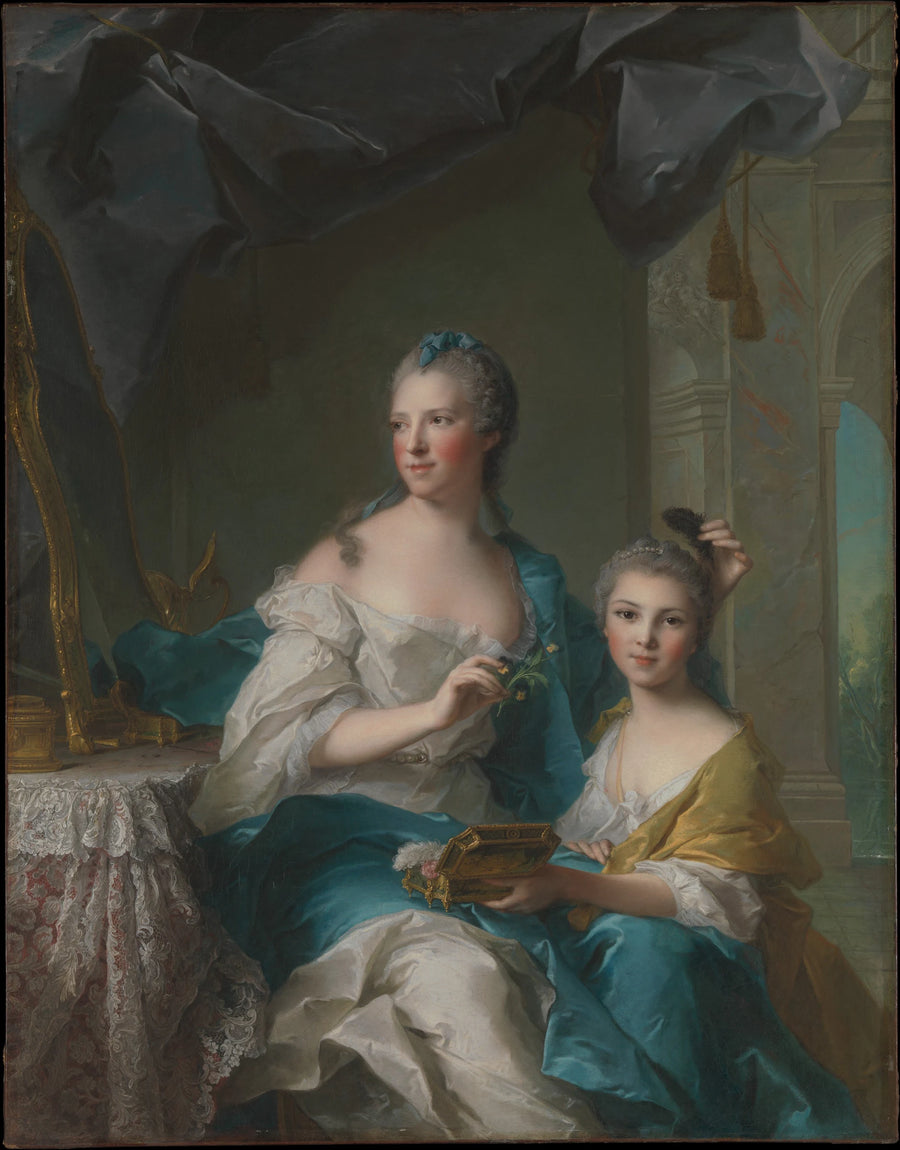Madame Marsollier et sa fille - Jean Marc Nattier