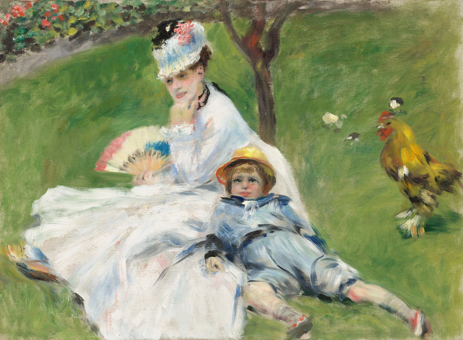 Madame Monet et son fils de Pierre-Auguste Renoir, National Gallery of Art 1970.17.60
