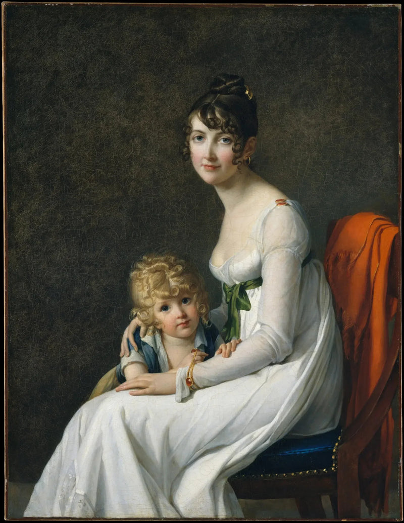Madame Philippe Panon Desbassayns de Richemont und Söhne, Eugène - Marie-Guillemine Benoist