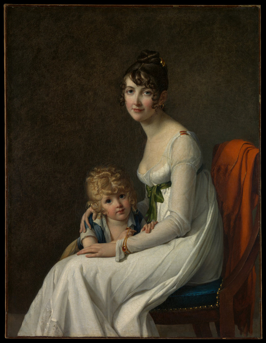 Madame Philippe Panon Desbassayns de Richemont (Jeanne Eglé Mourgue, 1778–1855) et son fils Eugène (1800–1859) - Marie Guillelmine Benoist