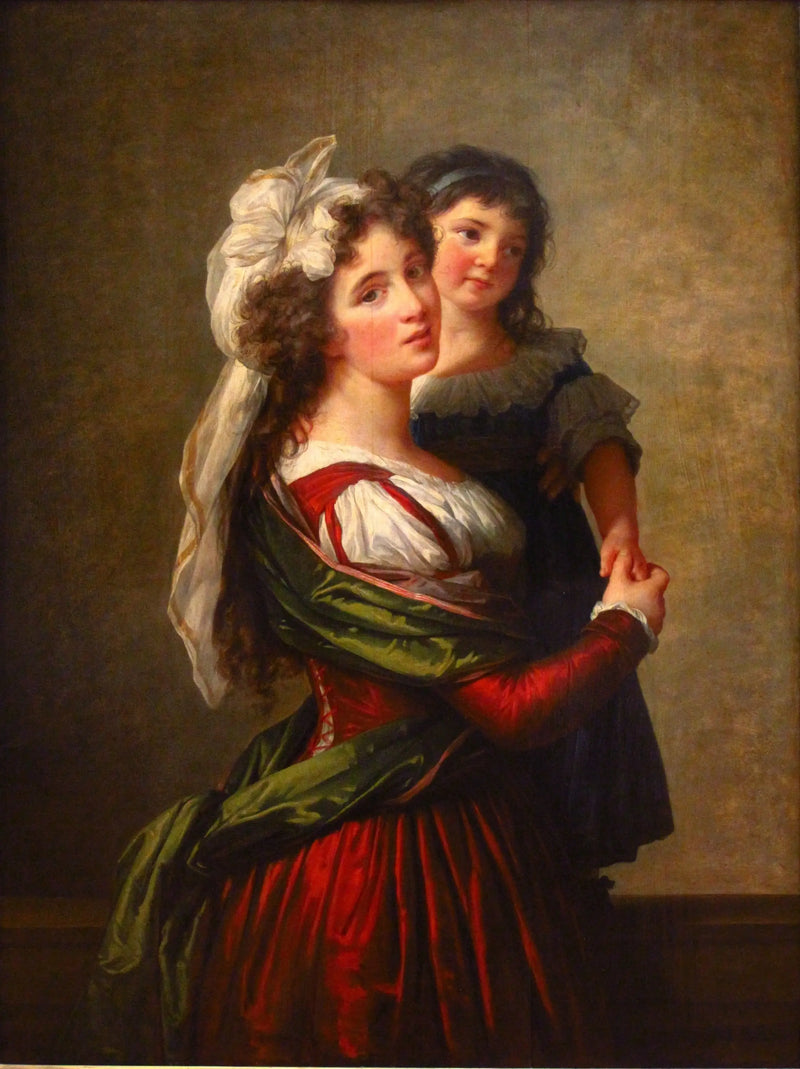 Madame Rousseau und ihre Tochter - Élisabeth Vigeé Le Brun