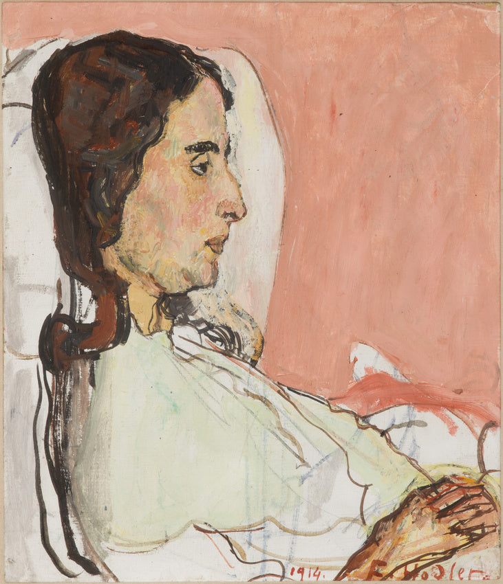 Madame Valentine Godé-Darel krank - Ferdinand Hodler