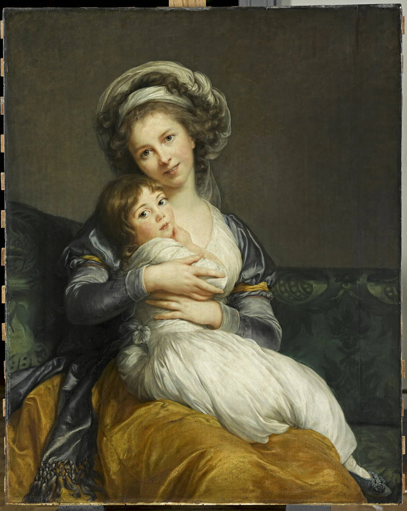 Madame Vigée-Le Brun et sa fille, Jeanne-Lucie-Louise, dite Julie, 1780-1819 - Louise-Élisabeth Vigée-Le Brun