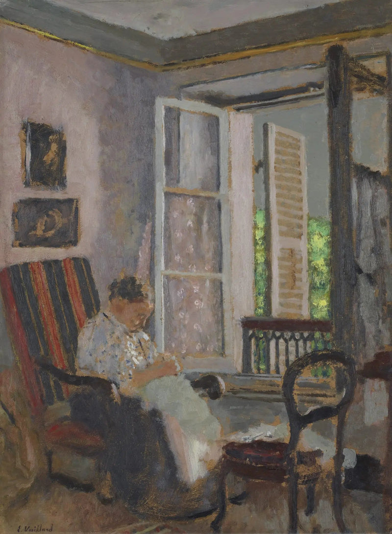 Madame Vuillard cousine, Straße Truffaut - Édouard Vuillard