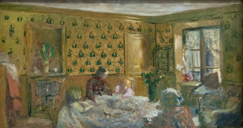 Madame Vuillard und die Kinder Roussel - Édouard Vuillard