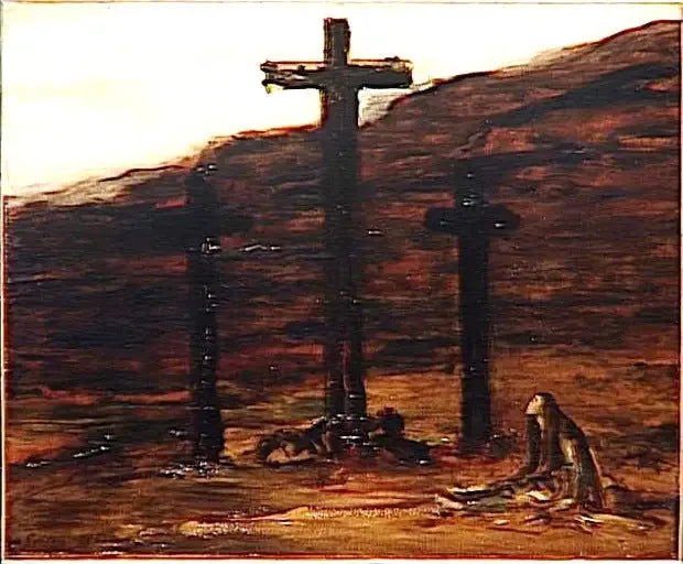 Madeleine am Kalvarienberg - Gustave Moreau
