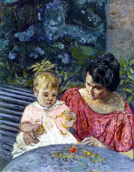 Madeleine Descorps und Söhne Bernard - Édouard Vuillard
