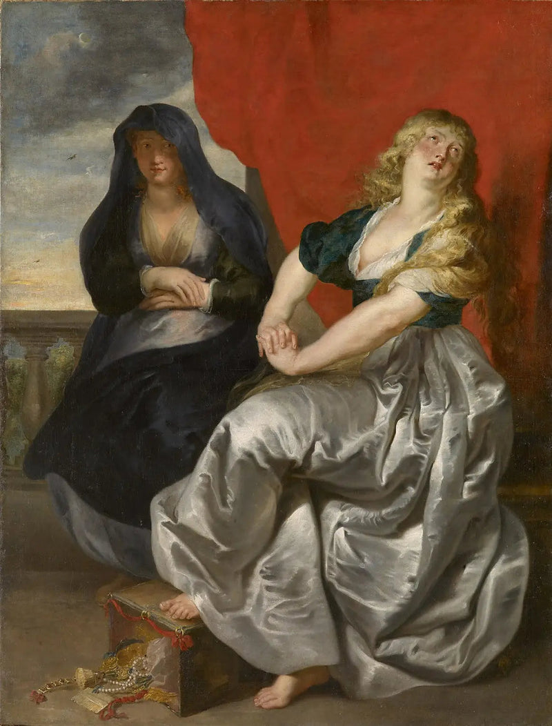Madeleine Bußfertige mit ihrer Schwester Martha - Peter Paul Rubens