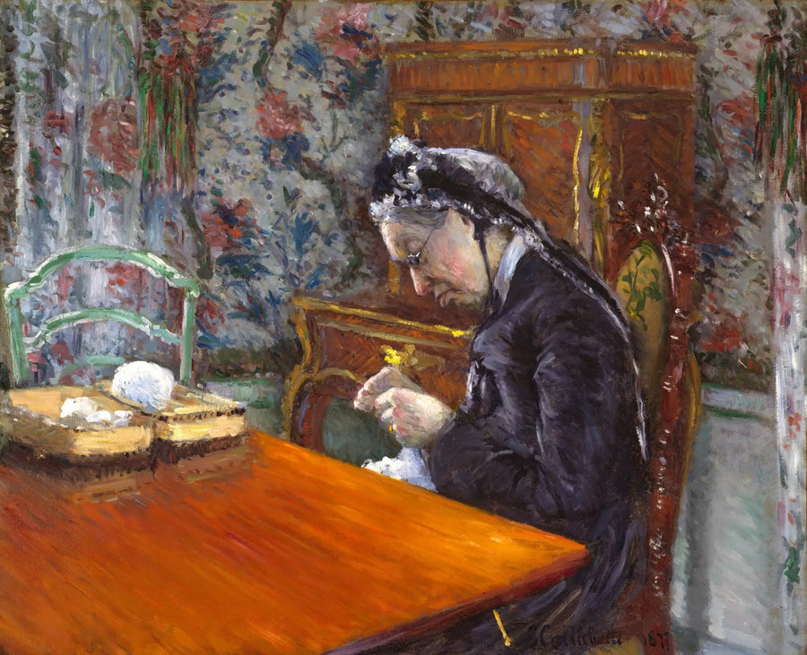 Mademoiselle Boissière Strick - Gustave Caillebotte