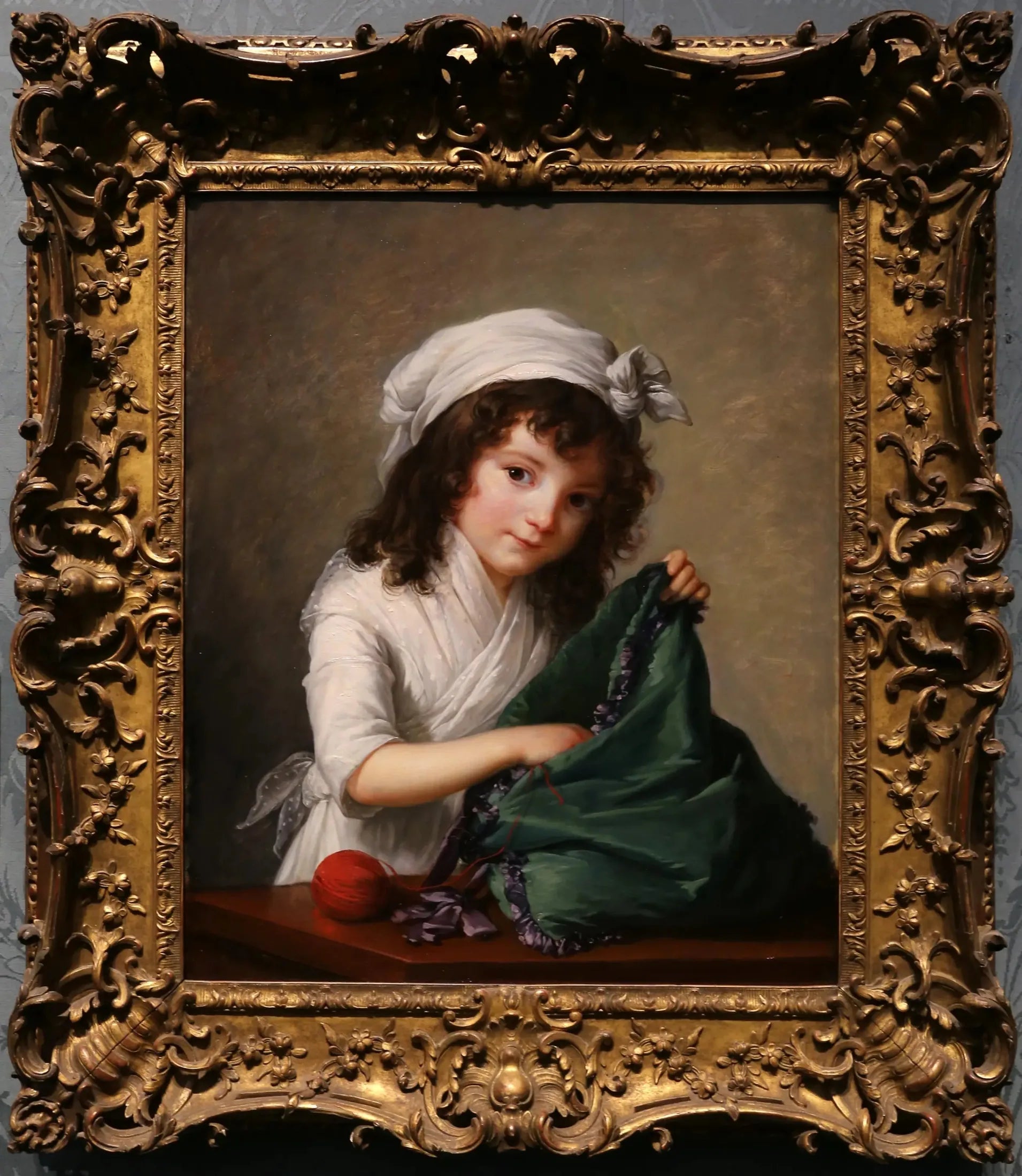 Mademoiselle Brongniart - Élisabeth Vigée Le Brun image 1 reproduction de peinture à l’huile