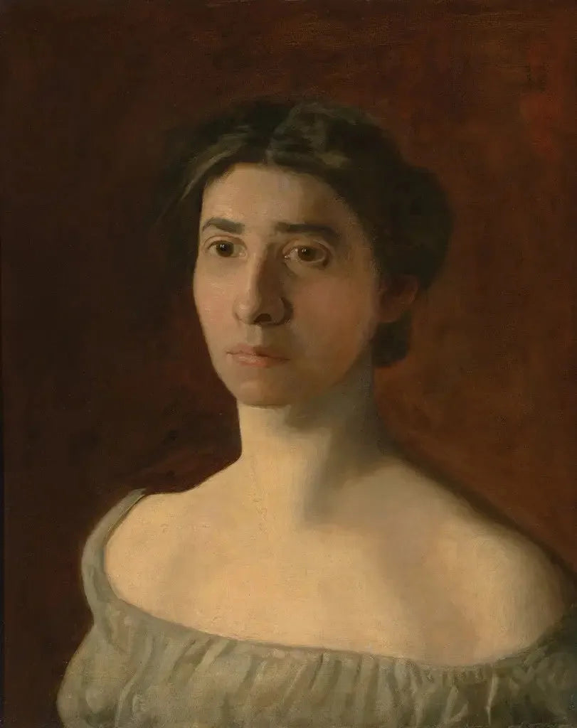 Mademoiselle Eleanor S. F. Pue - Thomas Eakins image 1 reproduction artisanale de tableau