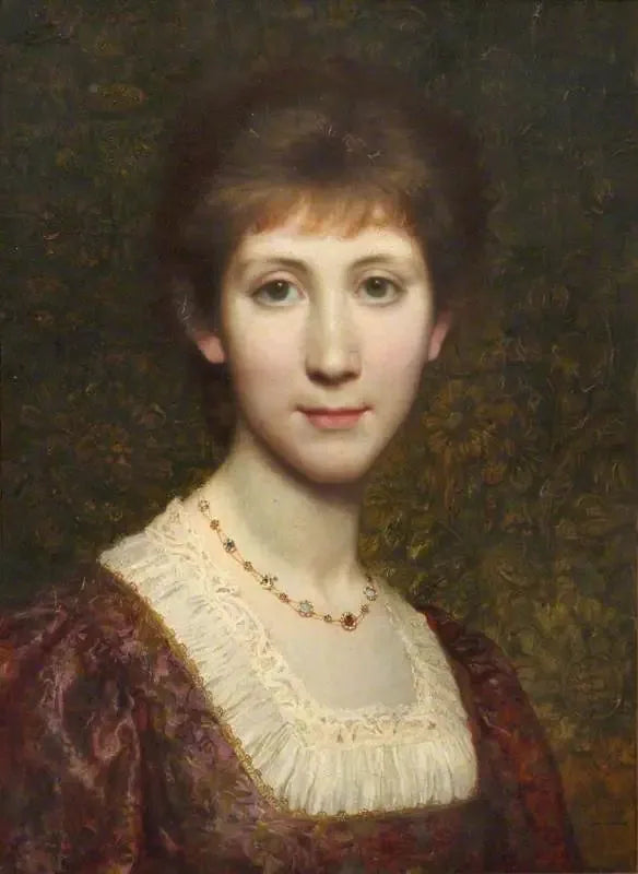 Mademoiselle Elsie (Elspeth) Thomson, später Mme Kenneth Grahame (1862-1946) - Frank Bernard Dicksee