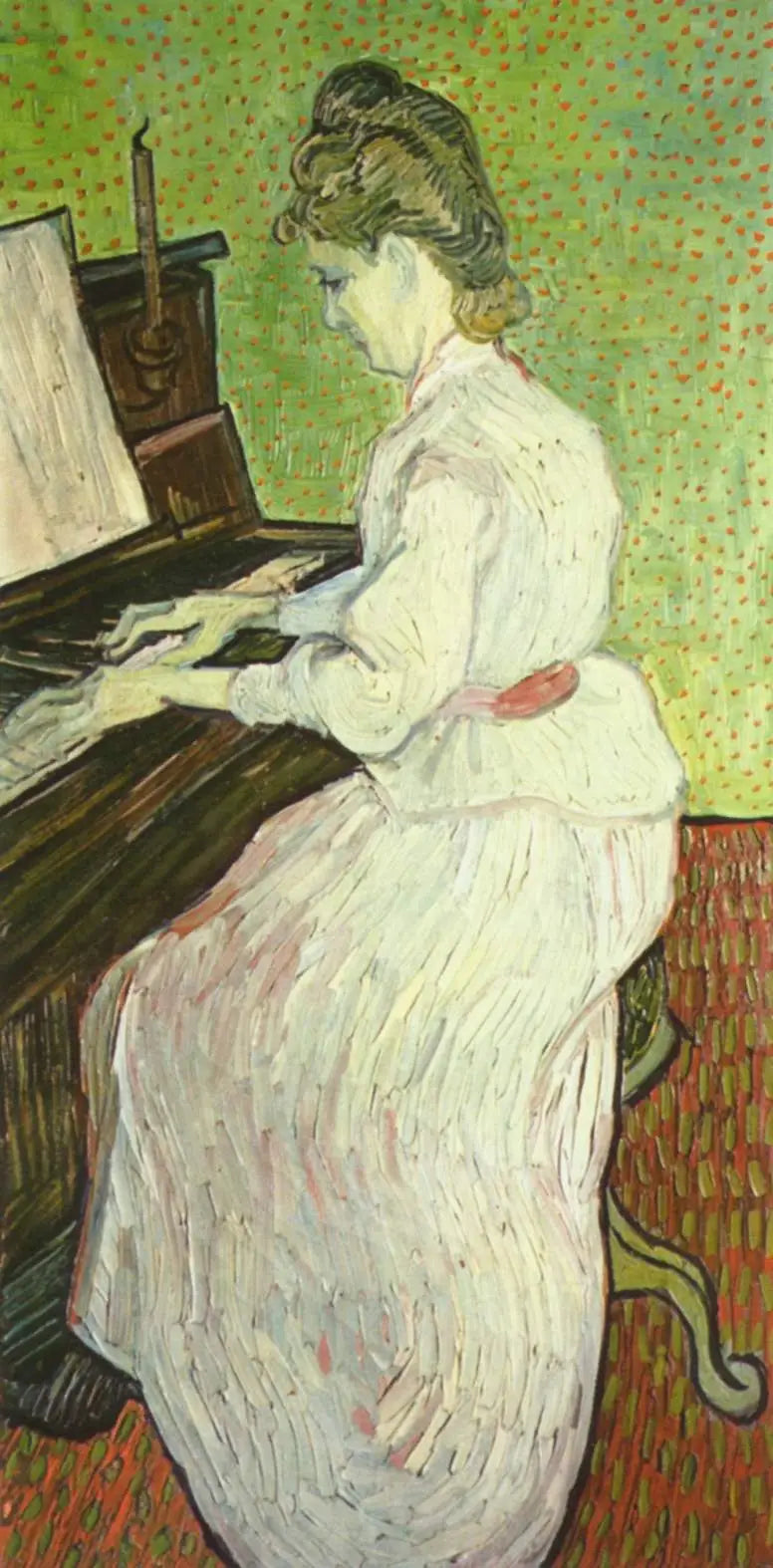 Fräulein Gachet am Klavier - Vincent van Gogh