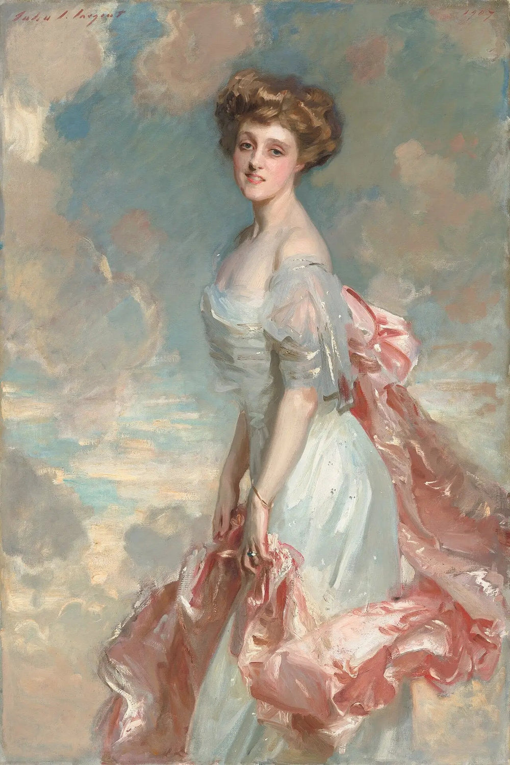Mademoiselle Mathilde Townsend - John Singer Sargent image 1 copie de tableau peinte à la main