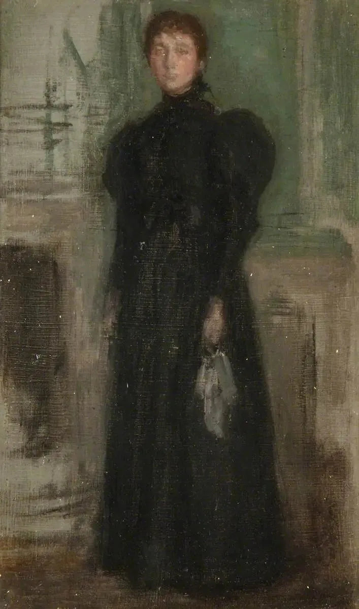 Mademoiselle Rosalind Birnie Philip stehend - James Abbott McNeill Whistler
